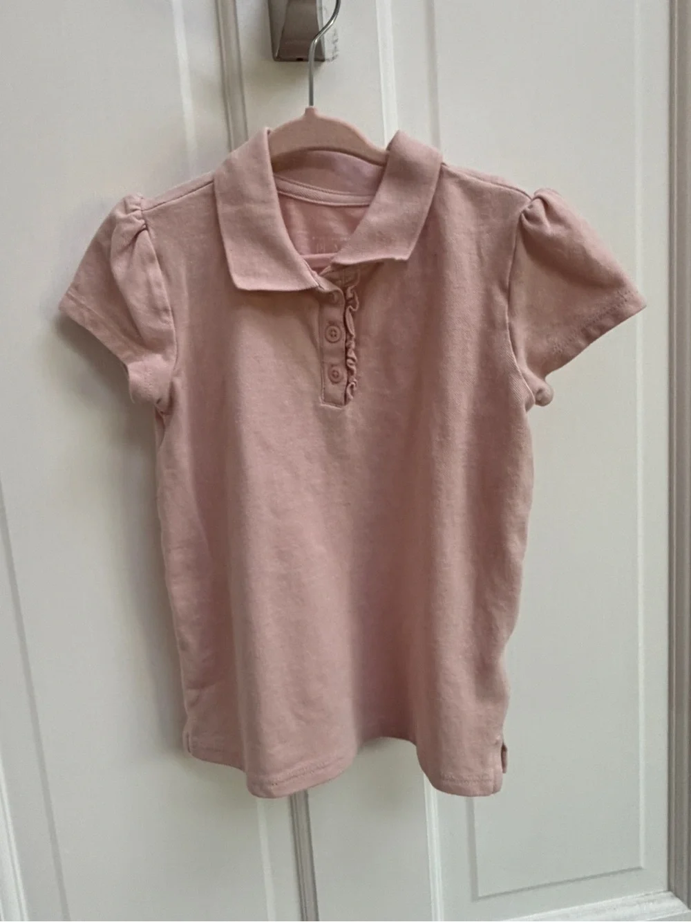 NWOT The Children's Place Girl 4T Pink Polo Dressy Shirt Blouse Catholic School